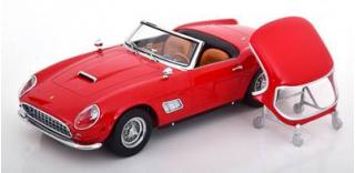 Ferrari 250 GT California Spyder 1960 US-Version rot KK-Scale 1:18 Metallmodell (Türen, Motorhaube... nicht zu öffnen!)